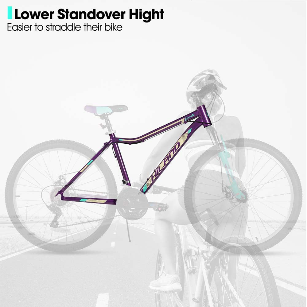 HILAND Gamille 2.0 | 26 Inch Mountain Bike for Women Girl Aluminum Frame MTB