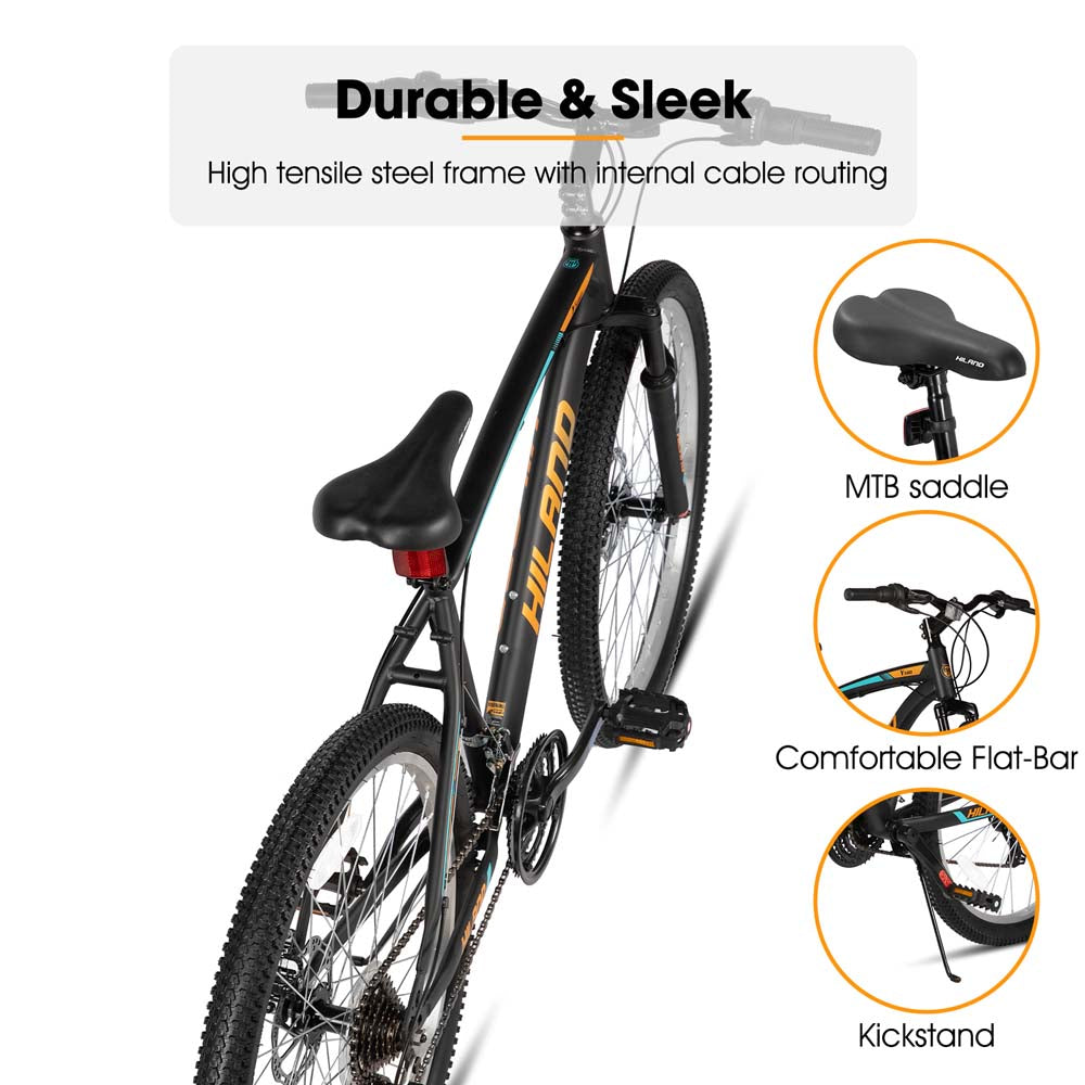 HILAND Ridge |26 Inch Mountain Bike 18 Speed Mountain Bicycle with Dual Disc Brake