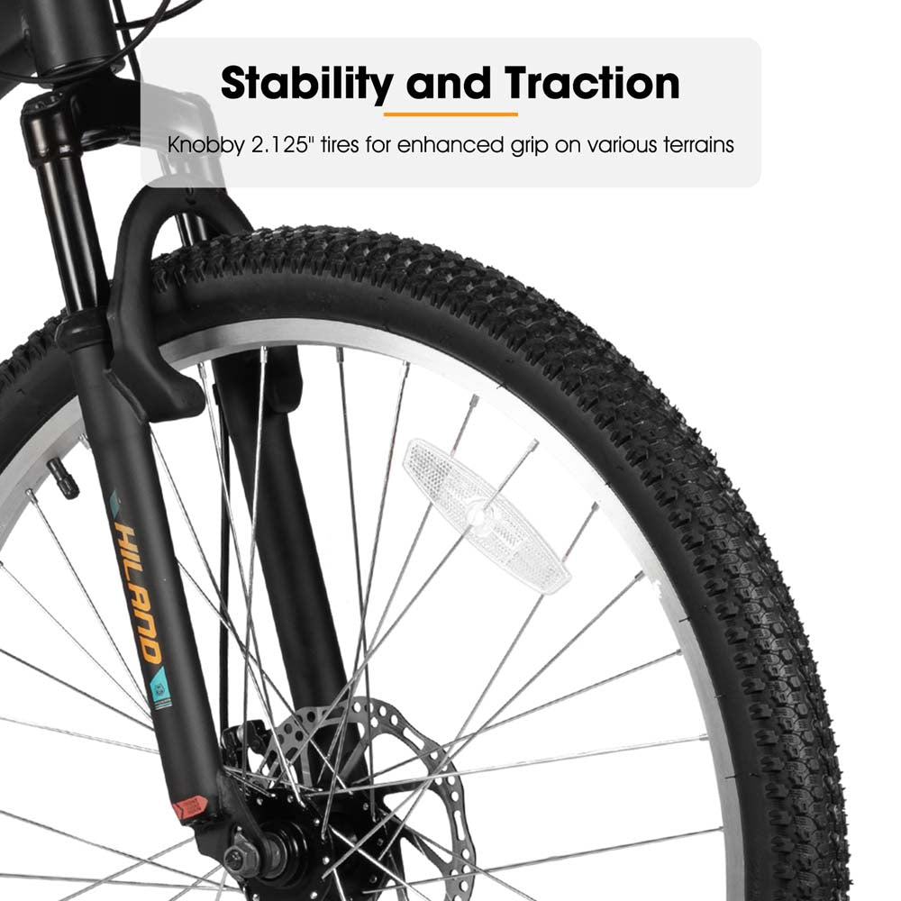HILAND Ridge |26 Inch Mountain Bike 18 Speed Mountain Bicycle with Dual Disc Brake