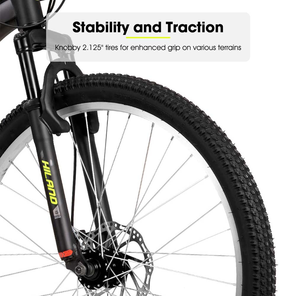 HILAND Ridge |26 Inch Mountain Bike 18 Speed Mountain Bicycle with Dual Disc Brake