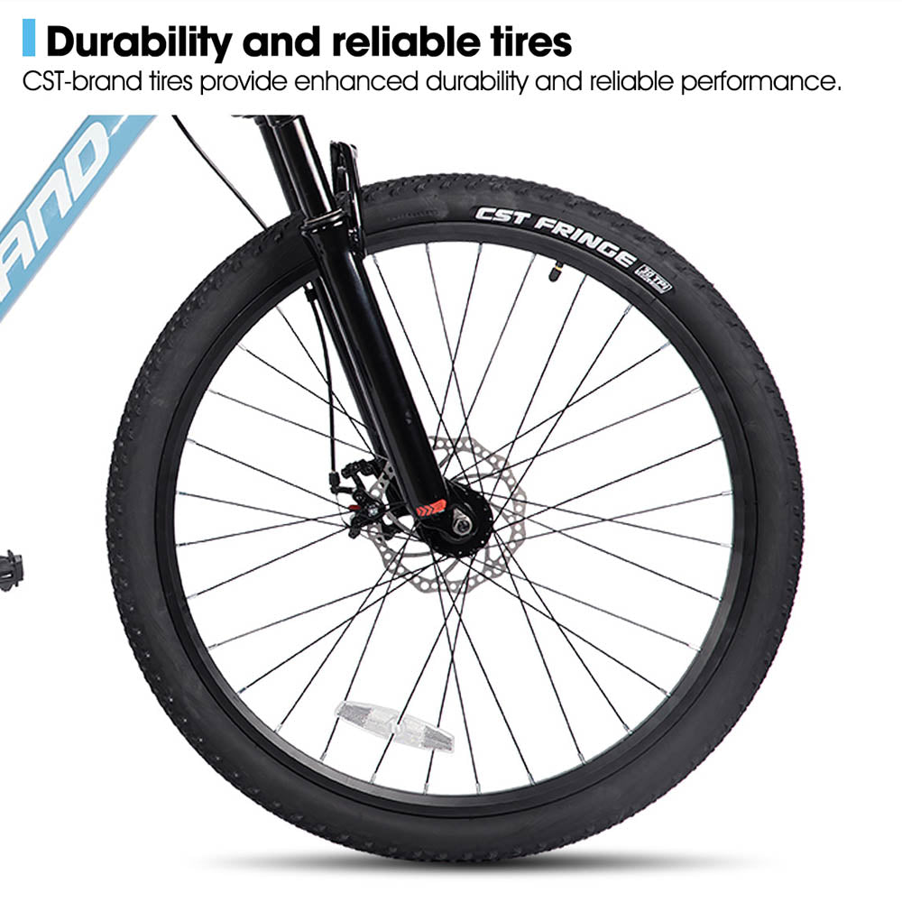 HILAND ZEAL 26 Inch Mens and Womens Mountain Bike 21 Speed Mountain Bicycle
