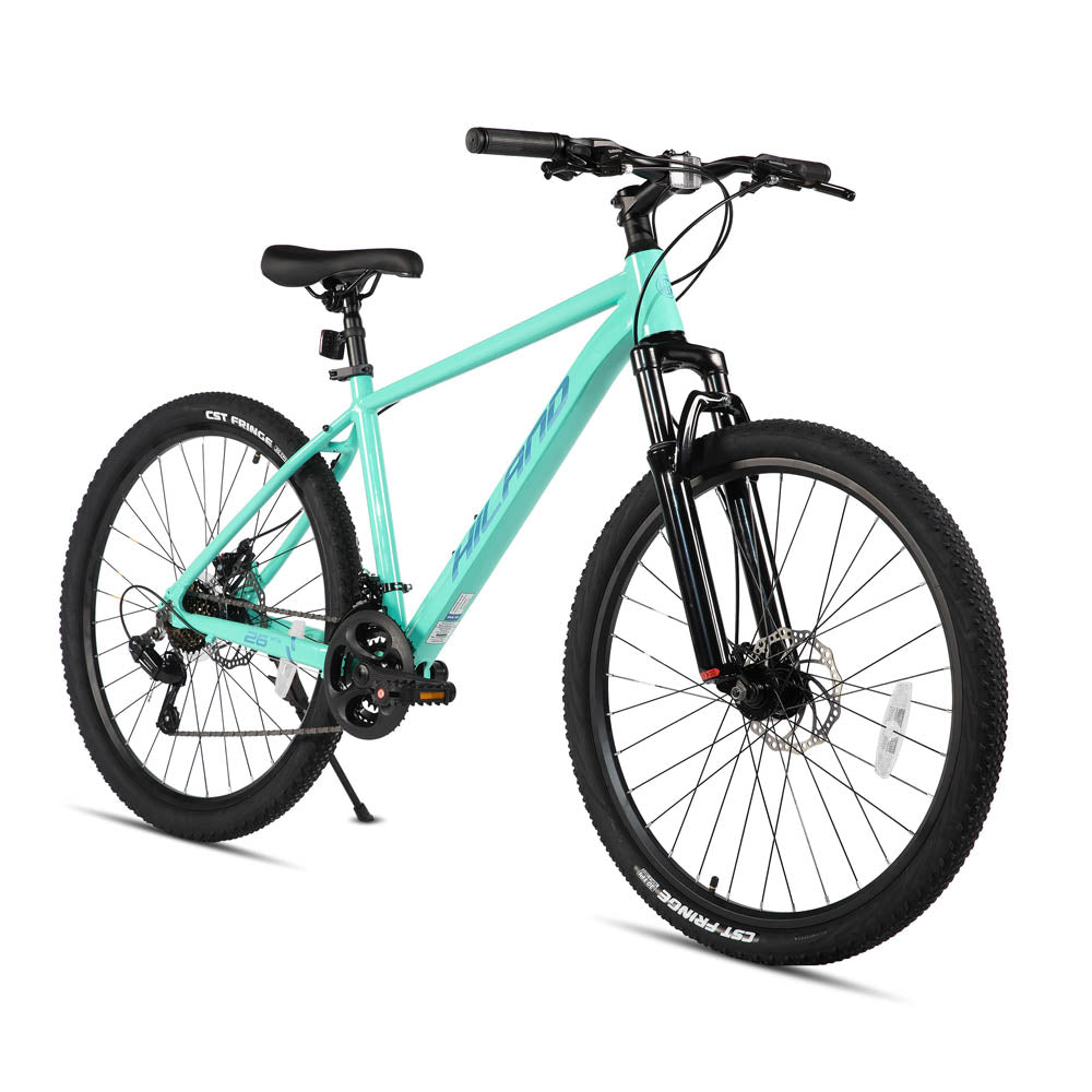HILAND ZEAL 26 Inch Mens and Womens Mountain Bike 21 Speed Mountain Bicycle