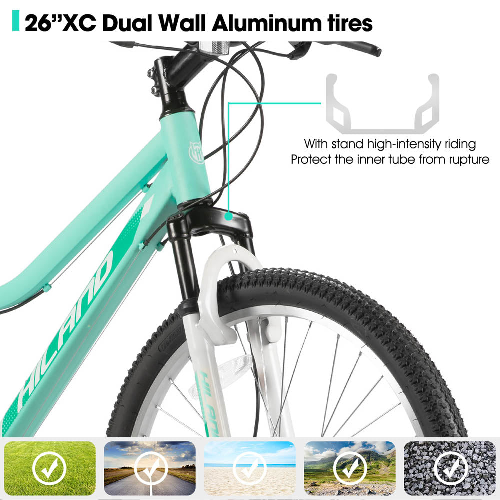 Hiland Gamille 3.0 | 26 Inch Mountain Bike with Step-Through Frame