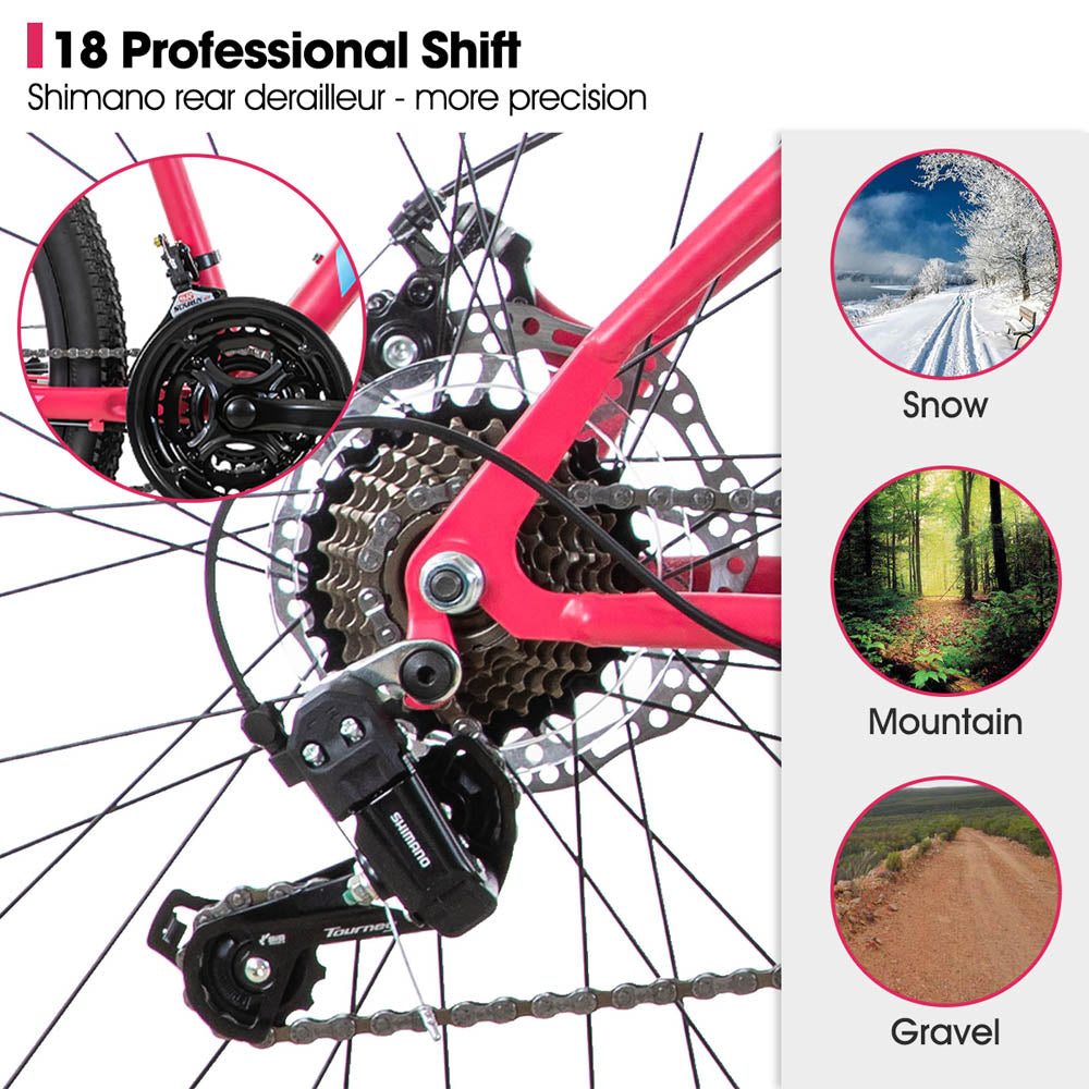 Hiland Gamille 3.0 | 26 Inch Mountain Bike with Step-Through Frame