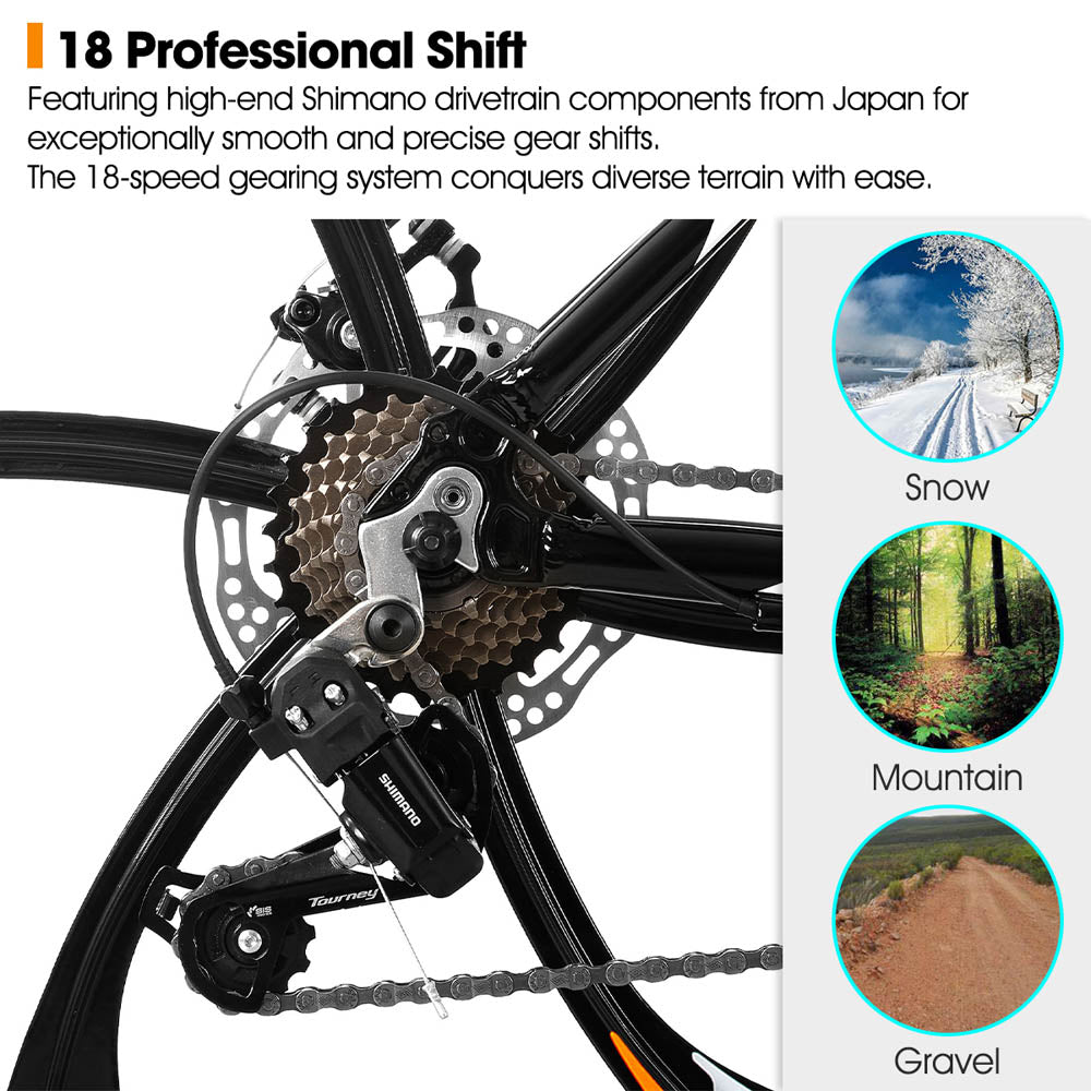 HILAND H200+  26 Inch Mountain Bike | Aluminum Frame+Disc Brake