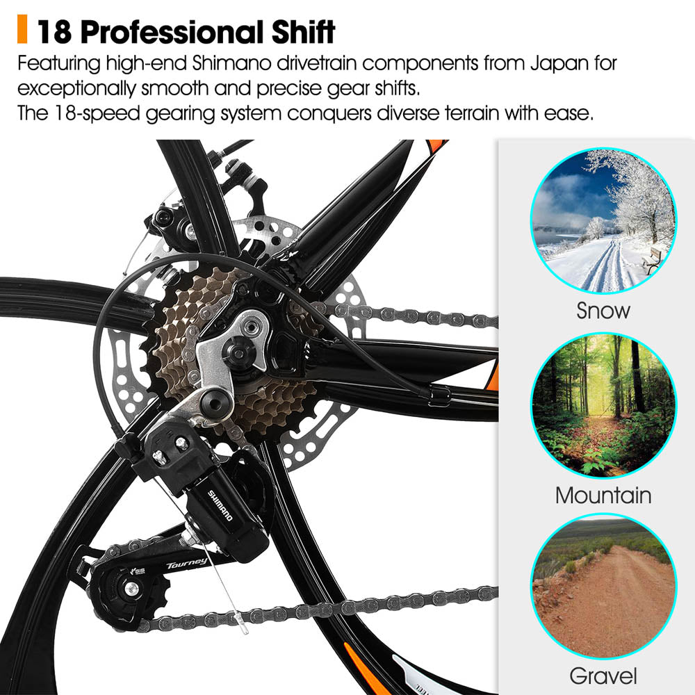 HILAND H200+  26 Inch Mountain Bike | Aluminum Frame+Disc Brake