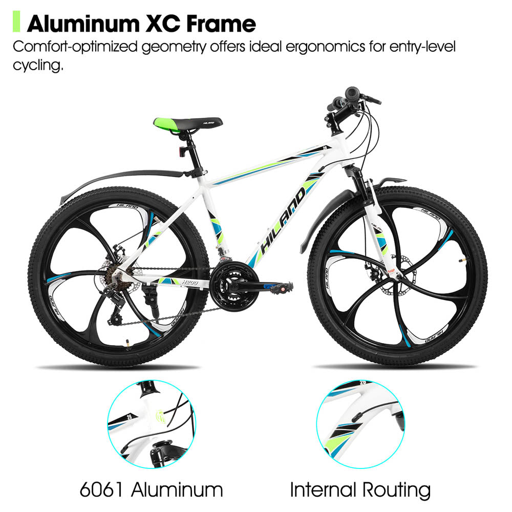 HILAND H200+  26 Inch Mountain Bike | Aluminum Frame+Disc Brake