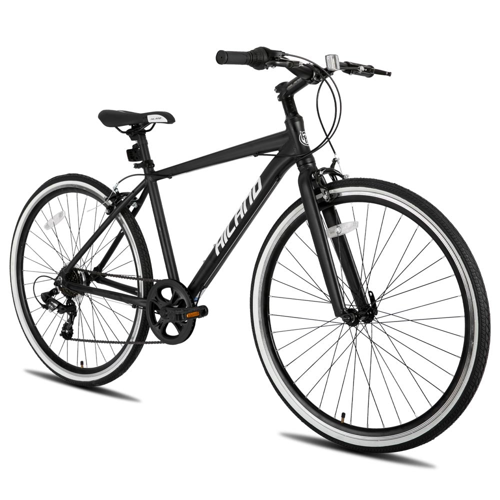 Hiland Flow 700C Wheels Hybrid Bike for Mens and Womens Urban Commuter Bike