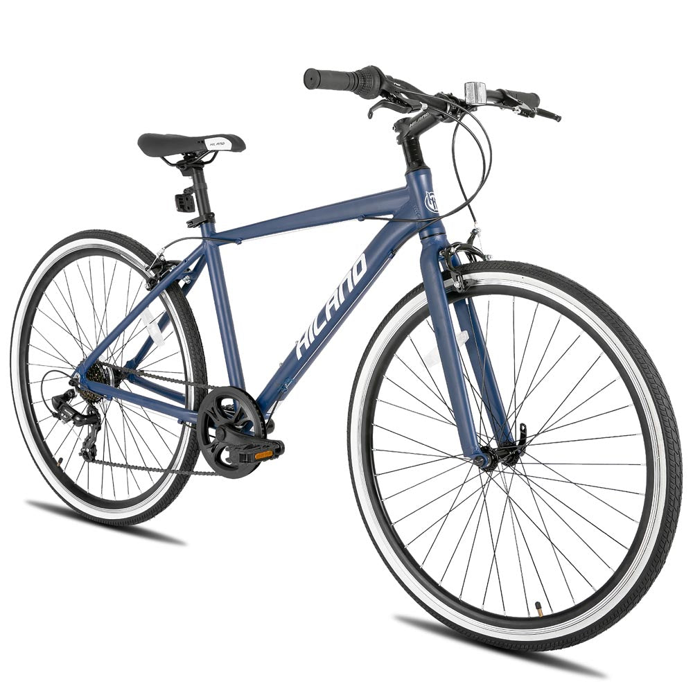Hiland Flow 700C Wheels Hybrid Bike for Mens and Womens Urban Commuter Bike