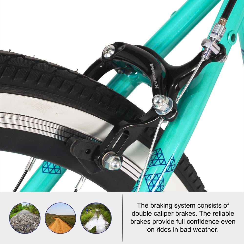 Hiland Flow 700C Wheels Hybrid Bike for Mens and Womens Urban Commuter Bike