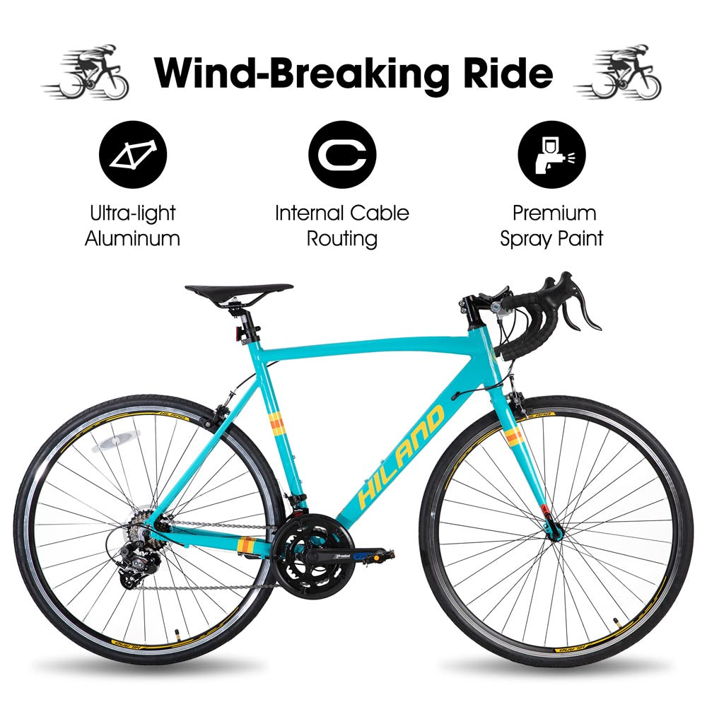 HILAND Daring | 700c Road Bike 14 Speed Aluminum Frame Racing Bike