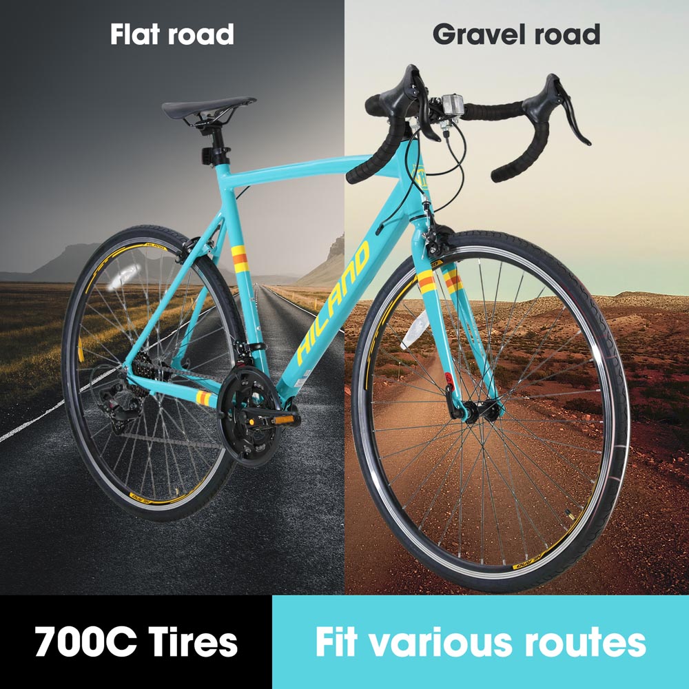 HILAND Daring | 700c Road Bike 14 Speed Aluminum Frame Racing Bike