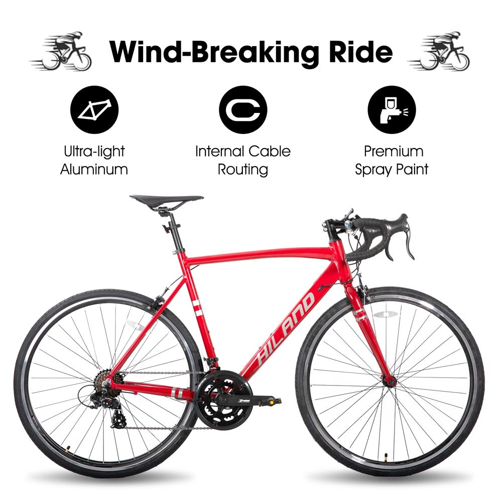 HILAND Daring | 700c Road Bike 14 Speed Aluminum Frame Racing Bike