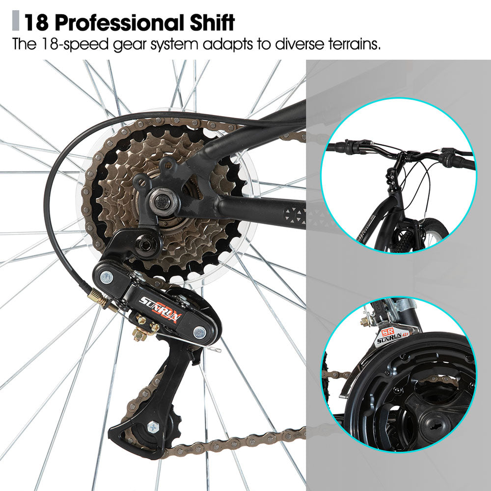 HILAND Boulder | 26 Inch Full Suspension Mountain Bike