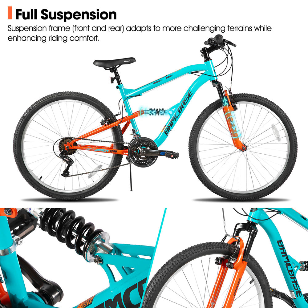 HILAND Boulder | 26 Inch Full Suspension Mountain Bike