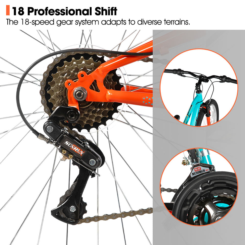 HILAND Boulder | 26 Inch Full Suspension Mountain Bike