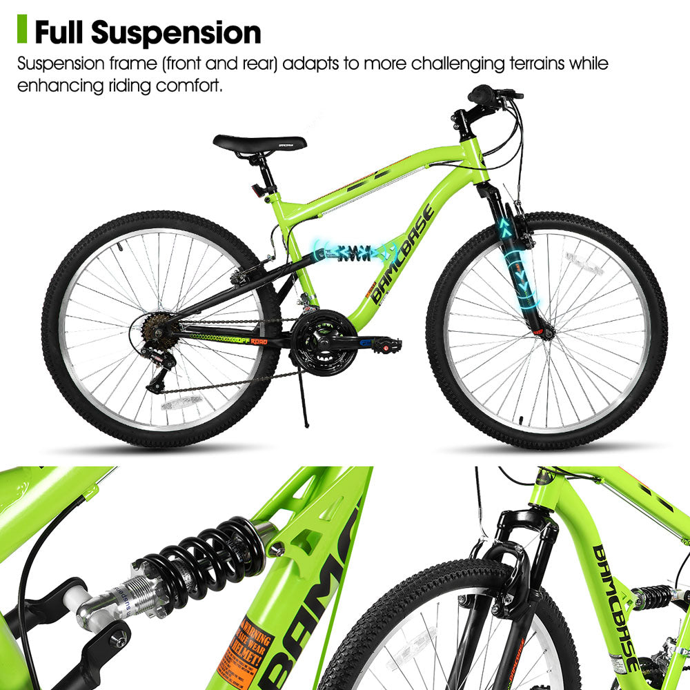HILAND Boulder | 26 Inch Full Suspension Mountain Bike